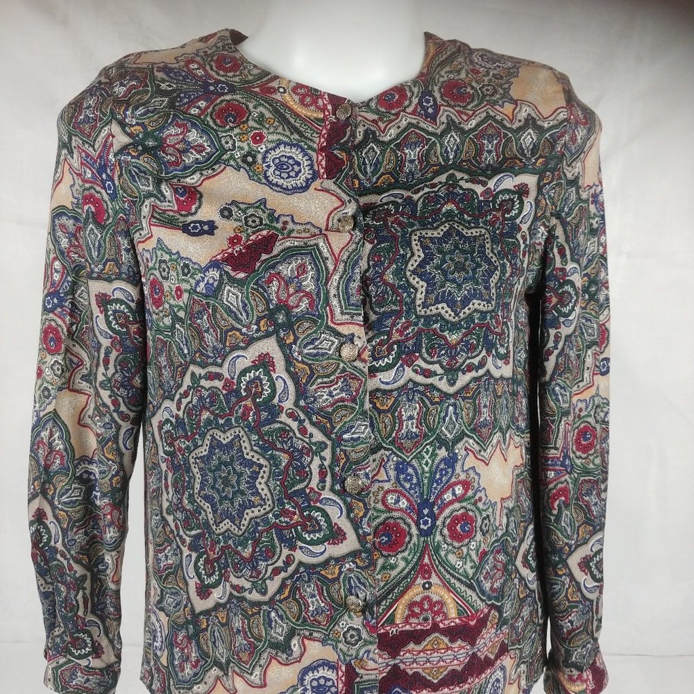 Norton MacNaughton blouse.